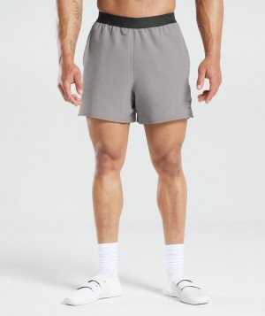 Gymshark 315 Woven Shorts Korte Broek Grijs | 09DNVFXPU