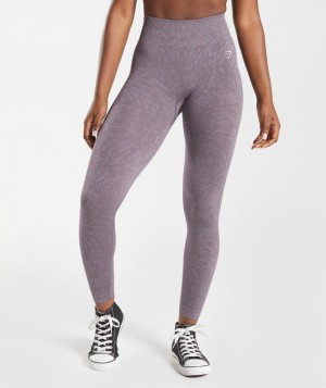 Gymshark Adapt Animal Seamless Leggings Leggings Wild | Musk Lilac | 78NLWVFUS