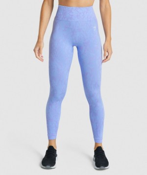 Gymshark Adapt Animal Seamless Leggings Leggings Lichtblauw | 54KMJDBIU