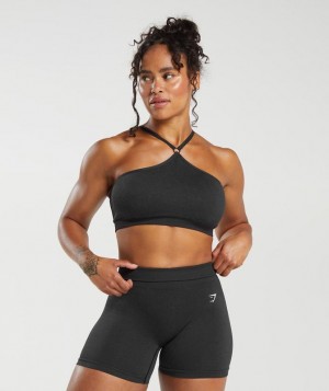 Gymshark Adapt Fleck Seamless Halterneck Bralette Sports Bras Grijs | 08EOFQJXY