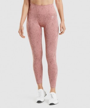 Gymshark Adapt Fleck Seamless Leggings Leggings Roze | 70DMTCHIS