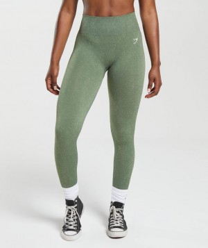 Gymshark Adapt Fleck Seamless Leggings Leggings Groen | 20HXDNKQV