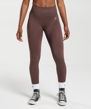 Gymshark Adapt Fleck Seamless Leggings Leggings Chocola Bruin | 82ECAHUNO