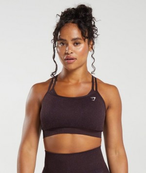 Gymshark Adapt Fleck Seamless Sports Bra Sports Bras Paars | 76ZHEUXVG