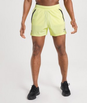 Gymshark Apex 5" Perform Shorts Korte Broek Groen | 16LTDXAZM