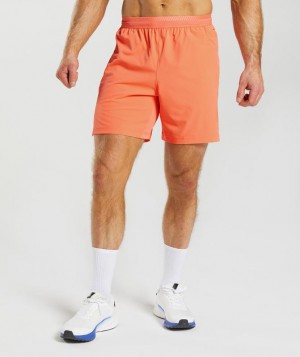 Gymshark Apex 7" Hybrid Shorts Korte Broek Oranje | 51UNZSGCD