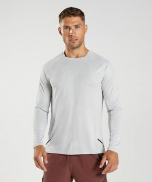 Gymshark Apex Long Sleeve T-Shirt Long Sleeve Top Licht | 34NKIOQDY