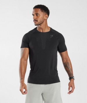 Gymshark Apex Seamless T-Shirt T-Shirts Grijs | 10RUWALCX