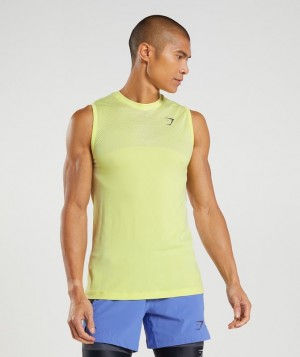 Gymshark Apex Seamless Tank Tanktop Firefly Green/White | 26NVMQAWR