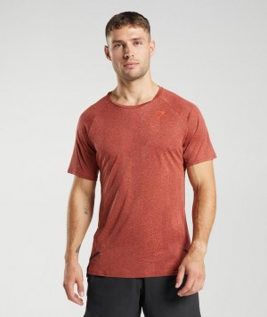 Gymshark Apex T-Shirt T-Shirts Rood | 06ROMXPDI