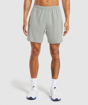 Gymshark Arrival 7" Shorts Korte Broek Grijs | 50GOXAEVH