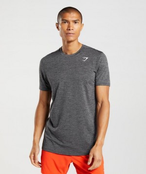 Gymshark Arrival Marl T-Shirt T-Shirts Grijs | 61ZPUEVTG