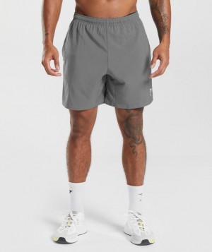 Gymshark Arrival Shorts Korte Broek Grijs | 39EHXMTJU