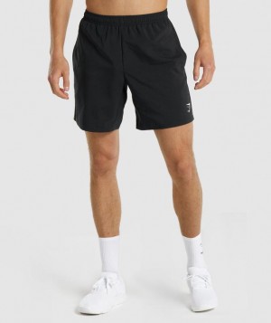 Gymshark Arrival Shorts Korte Broek Zwart | 45QIMGVBC