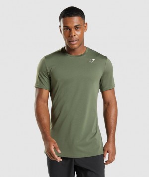 Gymshark Arrival T-Shirt T-Shirts Olijfgroen | 29PVZQABN