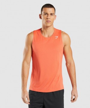 Gymshark Arrival Tank Tanktop Oranje | 13IJSFTML