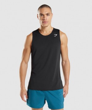 Gymshark Arrival Tank Tanktop Zwart | 24VLXOIUS