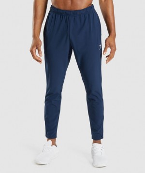 Gymshark Arrival Woven Joggers Broek Donkerblauw | 32JNTXLZI