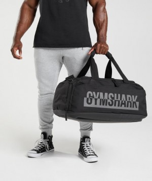 Gymshark Bold Gym Bag All Bags Zwart | 12POVBYGR