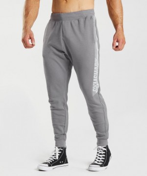 Gymshark Bold React Joggers Joggingbroek Grijs | 09BZHADIK