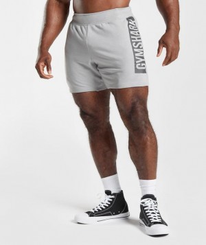 Gymshark Bold Shorts Korte Broek Lichtgrijs | 29CABSHWE