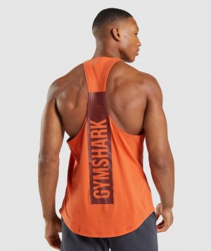 Gymshark Bold Stringer Stringer Oranje | 03YBHODMS