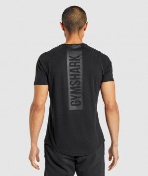 Gymshark Bold T-Shirt T-Shirts Zwart | 35SEVJZGR