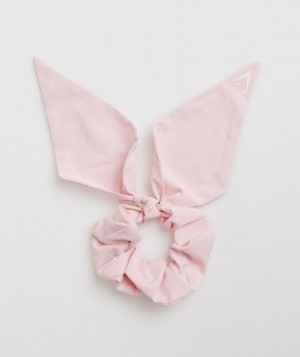 Gymshark Bow Scrunchie Haaraccessoires Roze | 39MKJWBAQ