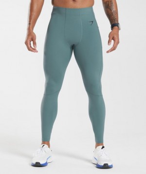 Gymshark Control Baselayer Leggings Baselayer Blauw | 18ZMSKAVO