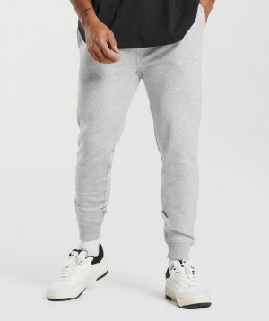 Gymshark Crest Joggers Broek Lichtgrijs | 09TCWHZNM