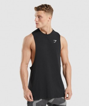 Gymshark Critical 2.0 Drop Arm Tank Drop Armhole Tank Zwart | 58WXBAQKN