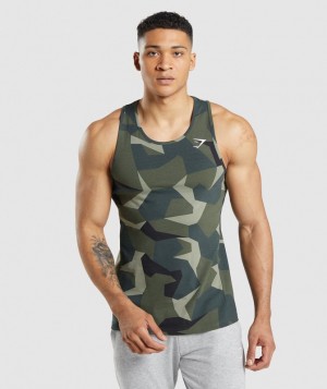 Gymshark Critical Tank Tanktop Groen | 43PTOWDBI