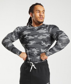 Gymshark Element Baselayer Long Sleeve Top Baselayer Grijs | 46NKMUYBQ