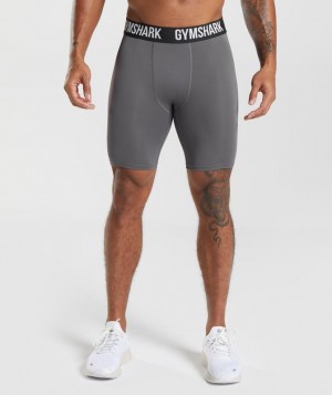 Gymshark Element Baselayer Shorts Baselayer Grijs | 67RYJGUDF