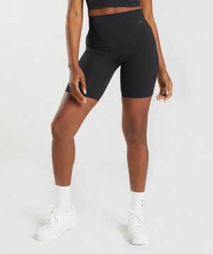 Gymshark Elevate Cycling Shorts Korte Broek Zwart | 70IYEMRJO