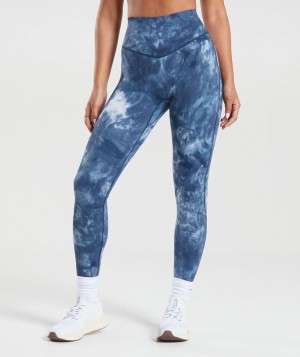 Gymshark Elevate Leggings Leggings Blauw | 90YHMARJF