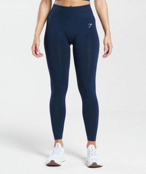 Gymshark Everyday Seamless Leggings Leggings Blauw | 05LKIEFRP