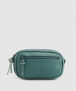 Gymshark Everyday Waist Pack All Bags Ink Teal | 72XPWJTDY