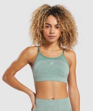 Gymshark Flex Strappy Sports Bra Sports Bras Groen | 27JEYWQCF