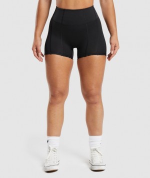 Gymshark GS Power High Rise Shorts Korte Broek Zwart | 61OBTRJSM