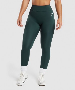 Gymshark GS Power Leggings Leggings Darkest Teal | 17EOYAVHP