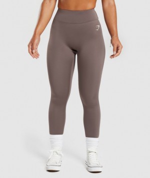 Gymshark GS Power Leggings Leggings Walnut Mauve | 42QZTSXNB