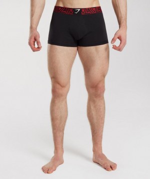 Gymshark GS x David Laid Boxers 1pk Ondergoed Zwart | 35WAXDREH