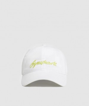 Gymshark Handwriting Baseball Cap Caps Groen | 45GAQXITM