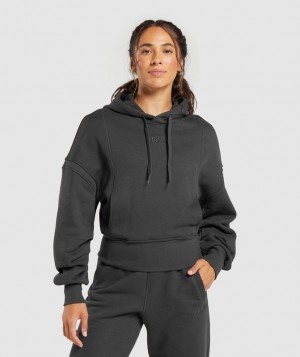 Gymshark Heavyweight Loopback Sweat Hoodie Hoodies Grijs | 69LAHDPSB