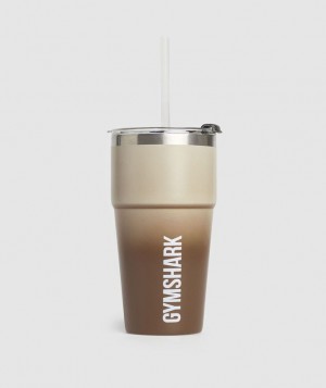 Gymshark Insulated Straw Cup All Bottles Bruin | 97YLKPMON