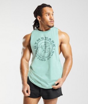 Gymshark Legacy Drop Arm Tank Drop Armhole Tank Groen | 06AVIYPCX