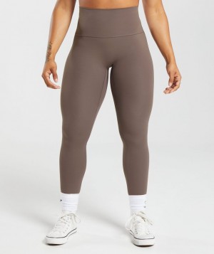 Gymshark Legacy Leggings Leggings Walnut Mauve | 93XDYPVOB