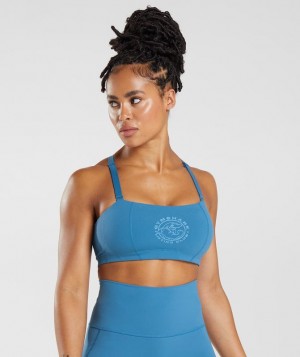 Gymshark Legacy Sports Bra Sports Bras Blauw | 64FDSEKZM