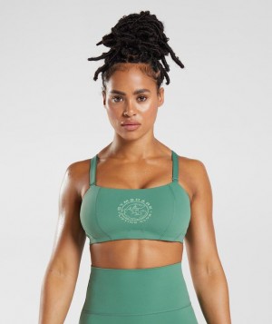 Gymshark Legacy Sports Bra Sports Bras Groen | 54XVYQANW